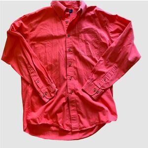 Brooks Brothers Bright Button Down Long Sleeve Dress Shirt Size Medium Vintage